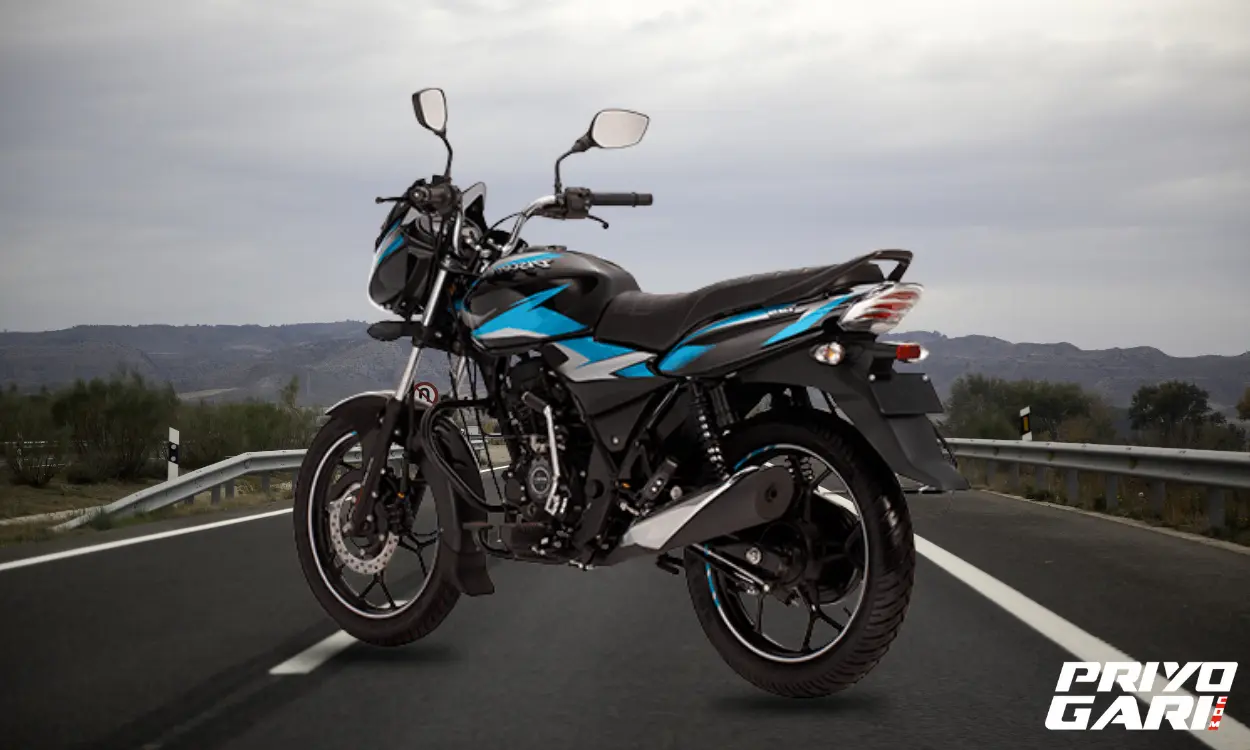 Bajaj Discover 125 Disc EBONY BLK BLUE DKL