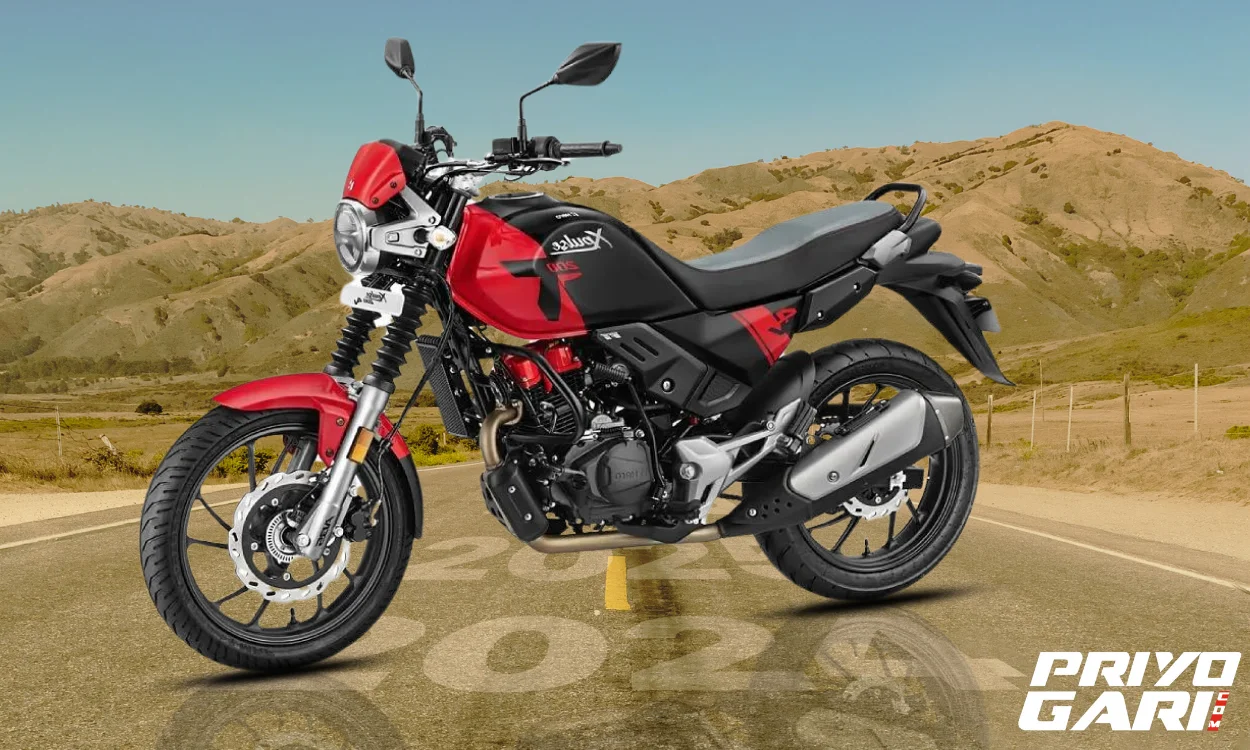 Hero XPulse 200T 4V Black Sports Red