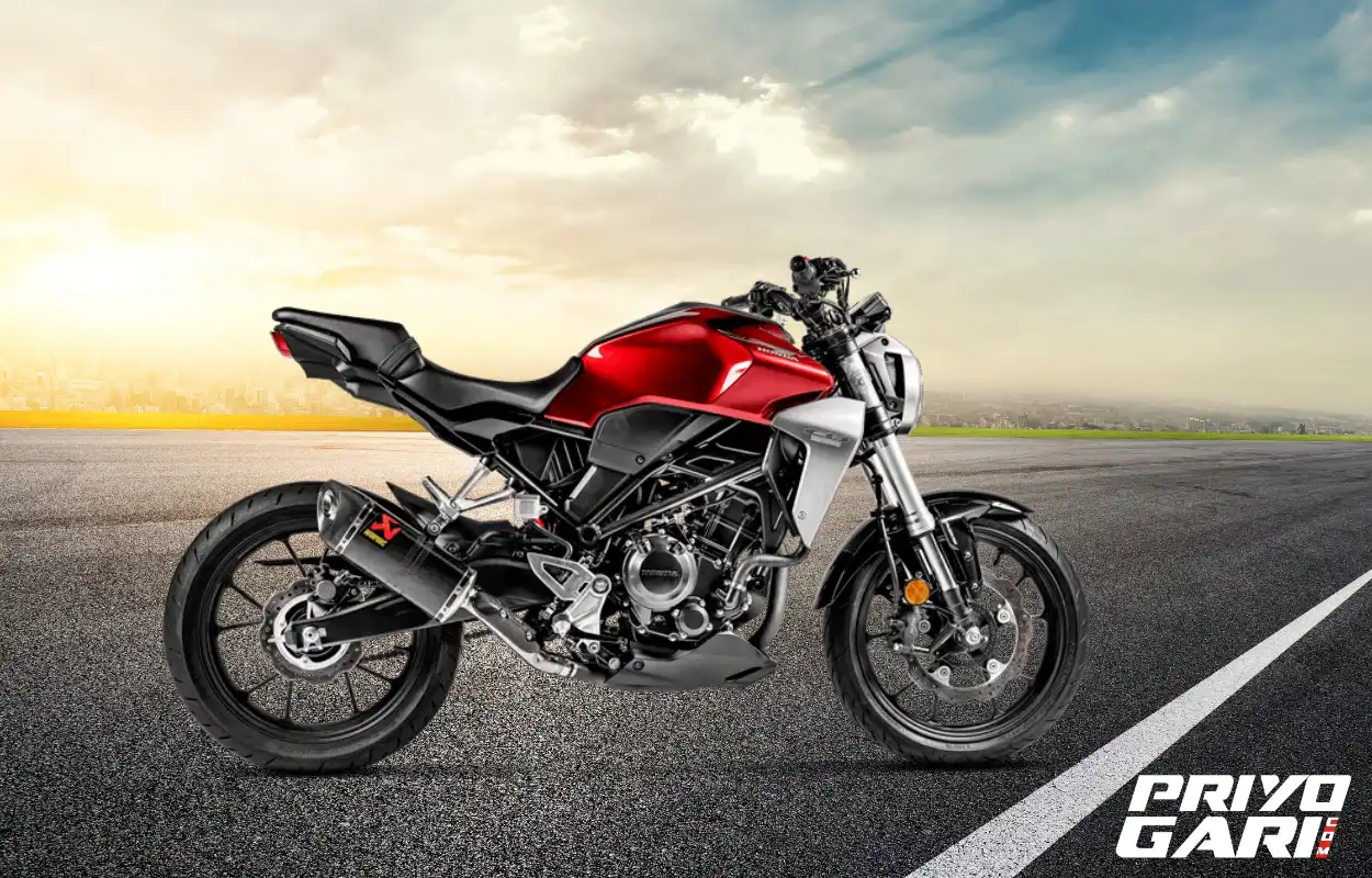 Honda CB250r Red with Black