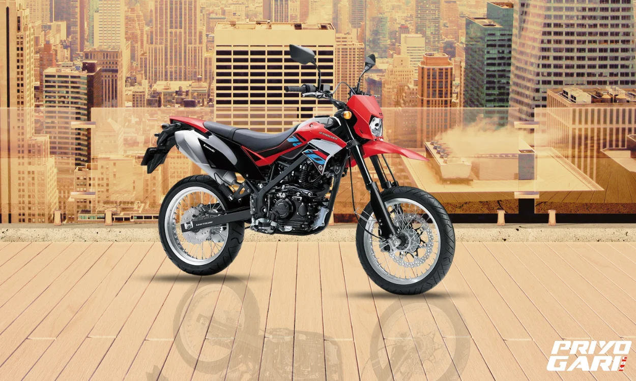 Kawasaki D-Tracker 150 SE Red